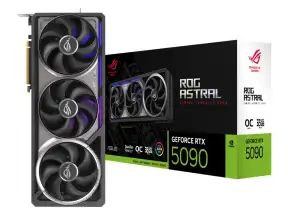 Tarjeta De Video Asus Rtx 5090 Rog Astral Oc 32gb Gdrr7 (90yv0lw3-m0na00) Geforce Nvidia 512 Bits, 4ventiladores, Led Argb