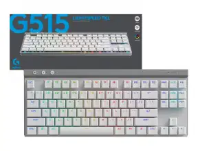 Teclado Gamer Inalambrico Logitech G515 Lightspeed Tkl (920-012535) Blanco