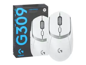 Mouse Inalambrico Logitech G309 Lightspeed Gaming (910-007205) Hasta 25.600 Dpi, Receptor Usb, Bt, Blanco