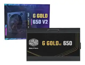Fuente Cooler Master 650w Gold 80 Plus Mwe V2 Atx No Modular Negro (mpe-6502-acaag-us)
