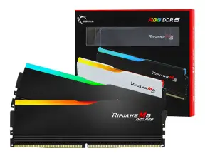Memoria Ram G.skill Ddr5 32gb (16gbx2) Ripjaws M5 Neo Rgb (f5-6000j3636f16gx2-rm5nrk) 6000 Mt/s, Amd Expo, Negro