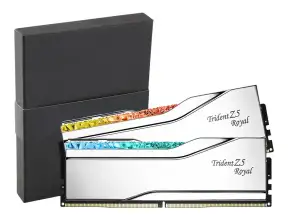 Memoria Ram G.skill Ddr5 32gb (16gbx2) Trident Z5 Royal Silver (f5-7200j3445g16gx2-tr5s) 7200 Mt/s, Rgb