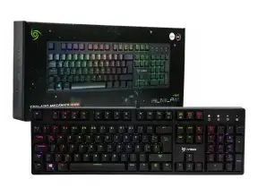 Teclado Gamer Vsg Alnilam (vg-km983-blk-brw) Mecanico, Switch Brown, Led Rgb, Negro