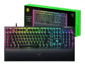 Teclado Gamer Razer Blackwidow V4 (rz03-04691900-r3u1) Mecanico, Switch Yellow , Led Rgb, Negro