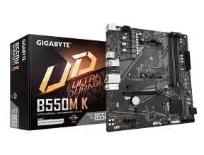 Placa Madre Gigabyte B550m K (b550m K) Socket Am4, Ram Ddr4 Buss 4733oc Mhz