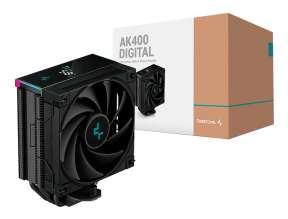 Cooler Para Procesador Deepcool Ak400 Digital (r-ak400-bkadmn-g) 1 Ventilador, 120mm, Led Argb, Negro