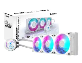 Sistema De Enfriamiento Liquido Gigabyte Aorus 360 Ii Waterforce Ice (gp-aorus Waterforceii360ice) Blanco, Led Rgb