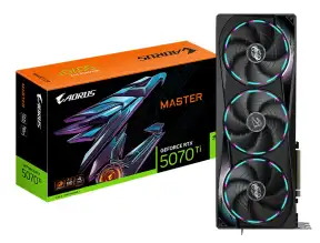 Tarjeta De Video Gigabyte Rtx 5070 Ti  Master Oc 16gb Gddr7 (gv-n507taorus M-16gd) Geforce Nvidia 256 Bits, 3 Ventiladores