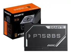 Fuente Gigabyte 750w Bronze 80 Plus - Atx No Modular Negro (gb P750bs)
