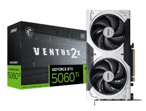 Tarjeta De Video Msi Rtx 5060 Ti 8gb Ventus 2x Oc Plus Gddr7 (rtx5060ti 8g Ventus 2x Oc Plus) Geforce Nvidia, 128 Bits, 2 Ventiladores