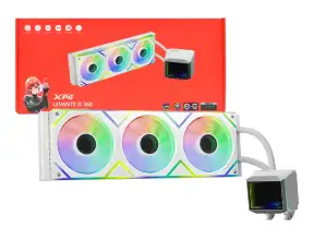Sistema De Enfriamiento Liquido Xpg Levante 360 Ii Full Rgb ( Levanteii360-whcww ) Blanco Bomba Espejo Infinito- Fan Argb | Am5 - 1700 -