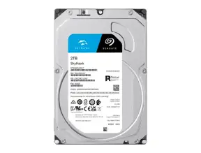 Disco Duro Seagate 2tb Skyhawk (st2000vx017) Cache 245mb, 5400 Rpm, 3.5", Sata 6, Para Video Vigilancia