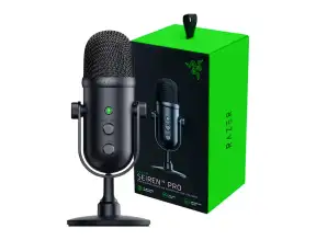 Microfono Razer Seiren V2 Pro Gaming (rz19-04040100-r3u1) Interfaz Usb, Negro