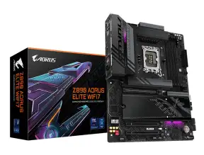 Placa Madre Gigabyte Z890 Aorus Elite Wifi 7 Gaming (z890 Aorus Elite Wifi 7) Socket Lga 1851, Ram Ddr5, Core Ultra Gen., Rgb