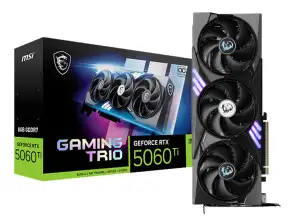 Tarjeta De Video Msi Rtx 5060 Ti 8gb Gaming Trio Oc Gddr7 (rtx 5060 Ti 8g Gaming Trio Oc) Geforce Nvidia, 128 Bits, 3 Ventiladores