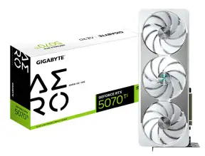 Tarjeta De Video Gigabyte Rtx 5070 Ti 16gb Gddr7 Aero (gv-n507taero Oc-16gd) Geforce Nvidia 256 Bits, 3 Ventiladores