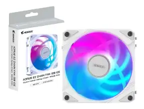 Cooler Para Case Gigabyte Rf120 Aorus Ez Chain Ice (gp-ecfan1201-ice) 120mm, Icue, Argb, Ice