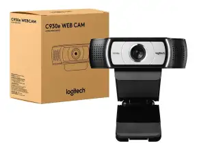 Camara Web Logitech C930e (960-000971) Fhd 1920 X 1080, 2 MicrÓfonos Incorporados, Negro