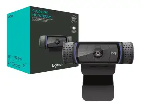 Camara Web Logitech C920s Pro (960-001257) Fhd 1920 X 1080, MicrÓfono Incorporado, 3 Megapixeles, Negro