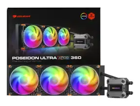 Sistema De Enfriamiento Liquido Poseidon Ultra Argb 360 (3mpul360.0001) Led Argb, Negro