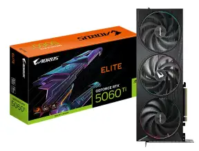 Tarjeta De Video Gigabyte Rtx 5060 Ti 16gb Aorus Elite Gddr7 (b Rtx5060 Ti Aorus Et) Geforce Nvidia 128 Bits, 3 Ventiladores