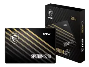 Unidad De Almacenamiento Ssd Sata 2.5 Msi 960gb Spatium S270 (spatium S270960) 500mb/s