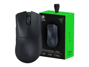 Mouse Inalambrico Razer Deathadder V3 Pro Gaming (rz01-04630300-r3wl) Hasta 30,000 Dpi, 5 Botones Programables, Negro
