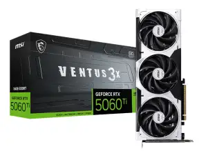 Tarjeta De Video Msi Rtx 5060 Ti 16gb Ventus3x Oc Gddr7 (rtx5060ti 16g Ventus 3x Oc  ) Geforce Nvidia, 128 Bits, 3 Ventiladores
