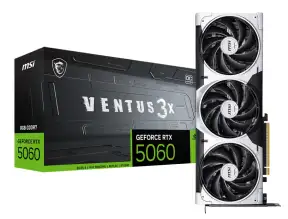 Tarjeta De Video Msi Rtx 5060 8gb Ventus 3x Oc Gddr7 (rtx 5060 8g Ventus 3x Oc) Geforce Nvidia, 128 Bits, 3 Ventiladores