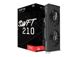 Tarjeta De Video Xfx Rx 7700 Xt 12gb Gddr6 Speedster Swft210 (rx-77tswftfp) Radeon 192 Bits, 2 Ventiladores