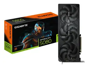 Tarjeta De Video Gigabyte Rtx 5080 Windforce Sff 16gb Gddr7 (gv-n5080wf3-16gd) Geforce Nvidia 256 Bits, 3 Ventiladores