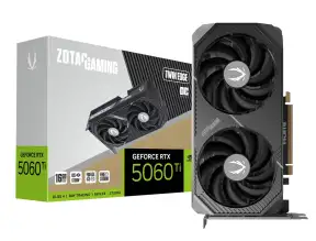 Tarjeta De Video Zotac Rtx 5060 Ti 16gb Twin Edge Oc Gddr7 (zt-b50620h-10m) Geforce Nvidia 128 Bits, 2 Ventiladores