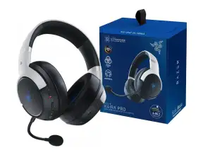 Auricular Razer Kraken Kaira Pro Hypersense, Con Microfono, Bluetooth, Conexion Usb Tipo C, Almohadillas Suaves, Color Blanco (rz04-04030100-r3u1)