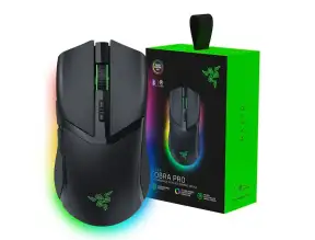Mouse Inalambrico Razer Cobra Pro (rz01-04660100-r3u1) 30.000 Dpi, 10 Botones Programables, Receptor Usb, Usb C, Bt, Rgb, Negro