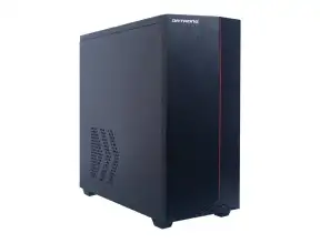 Case Dataone 6833 Fuente 600w (ha-6833bk) 1 Ventilador, Negro, Rgb