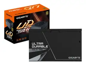 Fuente De Poder Gigabyte 750w Ud750gm (gp-ud750gm) Atx, 80 Plus Gold, Modular, Negro 