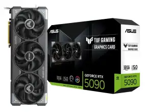 Tarjeta De Video Asus Rtx 5090 Tuf Oc 32gb Gdrr7 (90yrtx5090-tufo32) Geforce Nvidia 512 Bits, 4ventiladores, Led Argb 