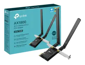 Adaptador Pci Expres Tp-link, Tarjeta Red Archer Tx20e, Pcie Ax1800 Wifi 6 Y Bluetooth Dual Band (tl-archer Tx20e)