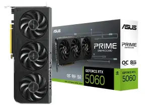 Tarjeta De Video Asus Rtx 5060 8gb Prime Gddr7 (90prime-rtx5060-o8g) Geforce Nvidia 128 Bits, 3 Ventiladores