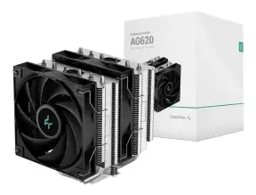 Cooler Para Procesador Deepcool Ag620 (r-ag620-bknnmn-g-1) 2 Ventiladores, 120mm