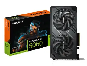 Tarjeta De Video Gigabyte Rtx 5060 8gb Windforce Oc Gddr7 (gv-n5060wf2og-8gd) Geforce Nvidia 128 Bits, 2 Ventiladores
