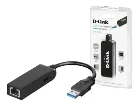 Adaptador De Red Usb 3.0 A Rj45 D-link  10/100/1000 Mbps (dub-1312)
