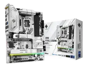 Placa Madre Asrock Z890 Steel Legend (z890 Steel Legend) Socket Lga 1851, Ram Ddr5 Buss 9066oc Mt/s, Core Ultra, Gen 15