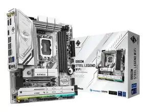 Placa Madre Asrock B860m Steel Legend Wifi, Socket Lga 1851, Ram Ddr5, Core Ultra,
