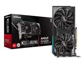 Tarjeta De Video Asrock 9060xt 8gb Challenger (90rx-9060xtcl8go) Radeon Gddr6 128 Bits, 2 Ventiladores
