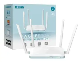 Router Inalambrico D-link ( G403 ) 4x Lan 10/100 Mbps, 1 X Wan 10/100 Mbps, N300router 4g Smart, Ai