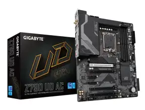 Placa Madre Gigabyte Z790 Ud Ac (gbz790-udac) Socket Lga 1700, Ram Ddr5 Buss 7600oc Mhz, 14va, 13va, 12va Gen, Wifi