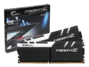 Memoria Ram G.skill Ddr4 16gb (8gbx2) Trident Z (f4-3200c16d-16gtzkw) 3200 Mhz, Negro