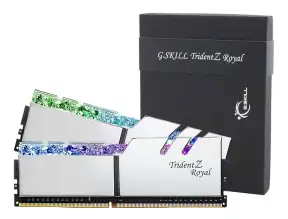 Memoria Ram G.skill Ddr4 32gb (16gbx2) Trident Z Royal (f4-3600c18d-32gtrs) 3600 Mhz, Silver
