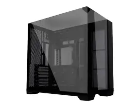 Case Lian Li O11 Vision Compact S/ Fuente (o11vpx) Panel De Vidrio, 3 Ventiladores, Led Rgb, Negro
